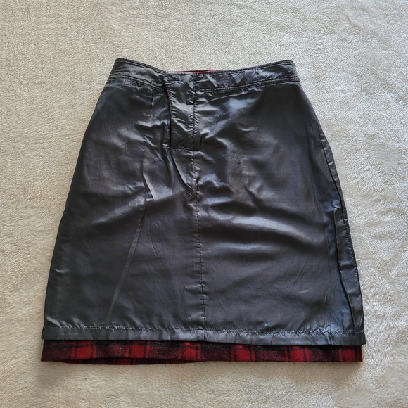 Eddie Bauer Plaid Wool Skirt EUC - Picture 7 of 9